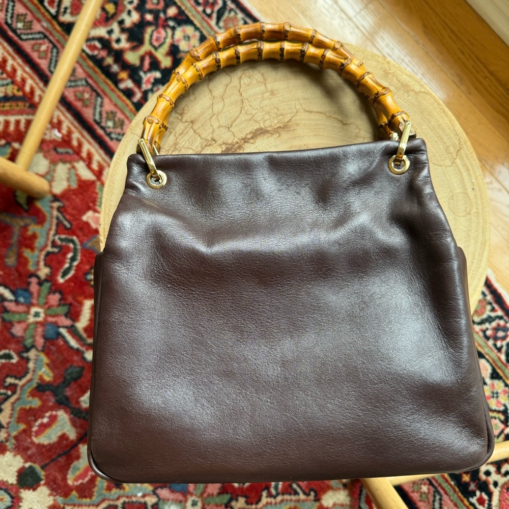 Vintage Gucci Bamboo Handbag